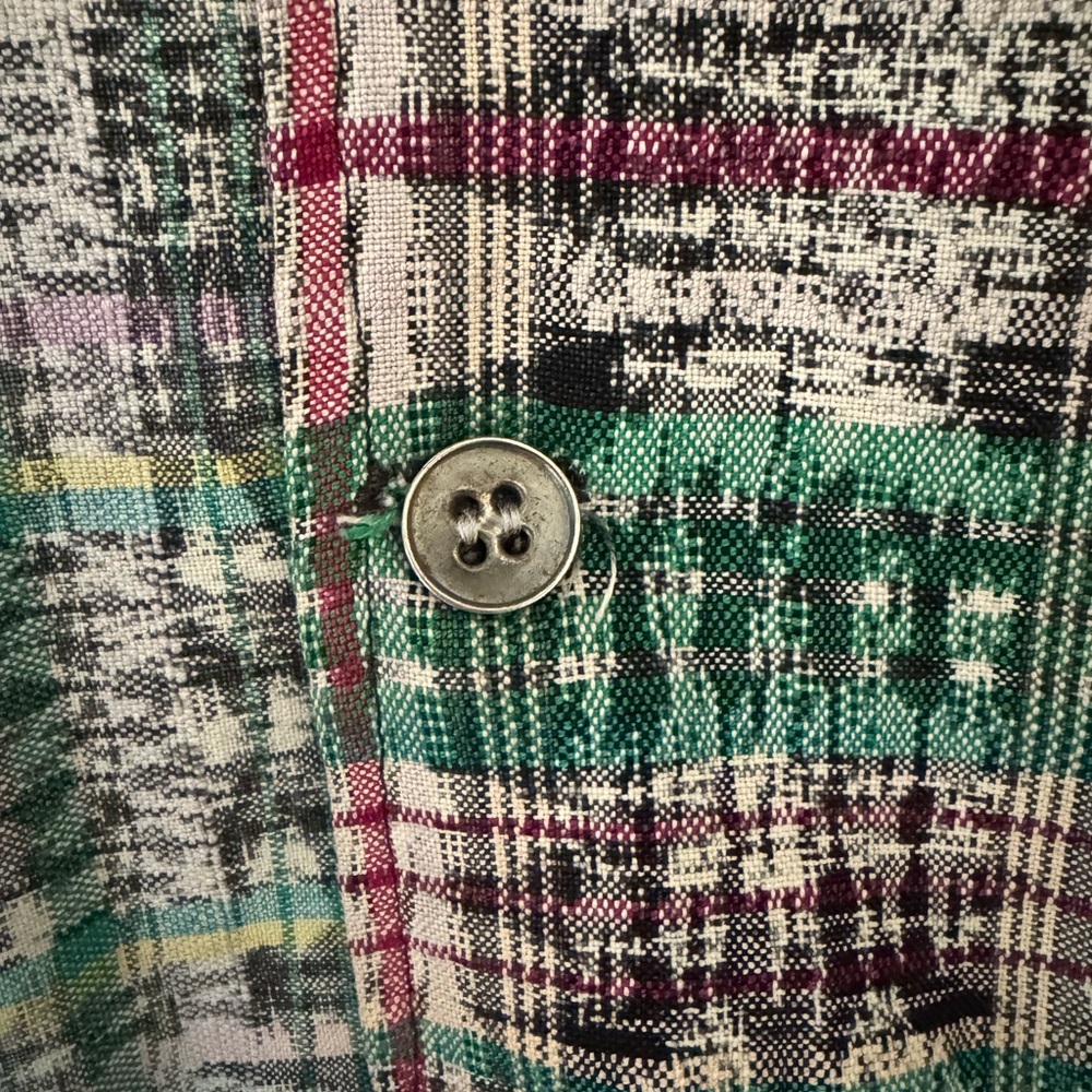 Colorful Patchwork Jacket Size Small Unbranded - image 5